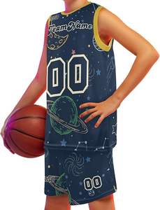 Ensemble de basketball léger et respirant, grande taille, avec couleur personnalisée et haute qualité pour hommes adultes - Product Image 2