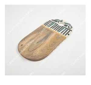 Plateaux hexagonaux en résine personnalisables Plateaux de service jetables écologiques faits à la main Home Restaurant Hotel New Look Export - Product Image 1