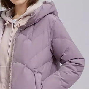 Doudounes longues pour femmes avec matériau chaud à l'intérieur Veste matelassée personnalisée de meilleure qualité pour l'hiver - Product Image 5