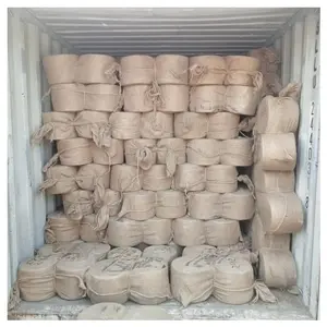 Factory Wholesale 4.2s/1- 100% Jute <b>Yarn</b> Customize Width 0.03-2.5m Fishnet Decoration for Knitting Export From Bangladesh - Product Image 1