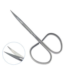 Haute qualité 11cm Micro ciseaux à ongles poignée de ruban incurvé droit vente chaude ciseaux de ténotomie Stevens pour la coupe des ongles des doigts - Product Image 1