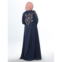 Blouse islamique pour femmes, robes musulmanes traditionnelles modestes, broderie unie, respirante, écologique, décontractée, manches longues, boutonnée