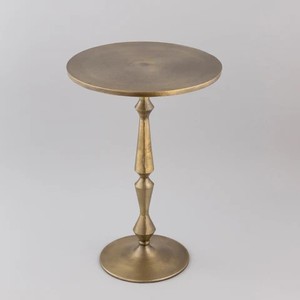 Mesa Auxiliar de Diseño Único para Sala de Estar, Decoración Rústica, Metal, Aluminio, Martillado - Product Image 2