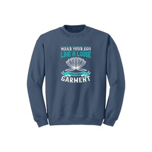 Sweat-shirt en coton mélangé Style décontracté Bouddha Thèmes Imprimer 12 Options de couleur 260-280 GSM Placement de conception personnalisable pour l'hiver - Product Image 1