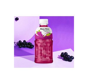 Bebida Mogu Mogu con sabor a frutos rojos mixtos y gelatina de coco 320ml Mezcla de fresa, frambuesa y arándano con trozos de gelatina - Product Image 4