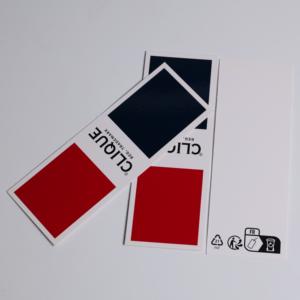 Étiquettes à main pour vêtements de luxe Étiquettes en papier personnalisées pour vêtement avec logo du fournisseur de gros - Product Image 3