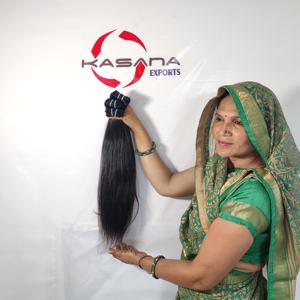 Machine non traitée double trame faisceau cuticule aligné 100% faisceau naturel cheveux vietnamiens bruts femmes noires Extensions de cheveux humains - Product Image 5