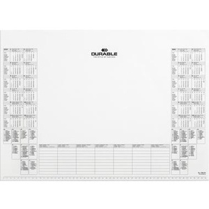 Durable Replacement <b>Calendar</b> 57 X 41 cm White Paper 25 Sheets - Product Image 1