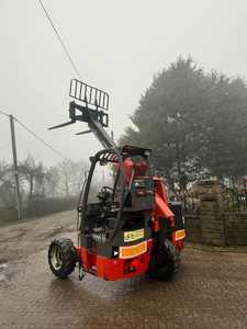 2014 Manitou TMT25S Truck <b>Mounted</b> Telescopic Forklift Used Good Condition <b>Engine</b> France - Product Image 3