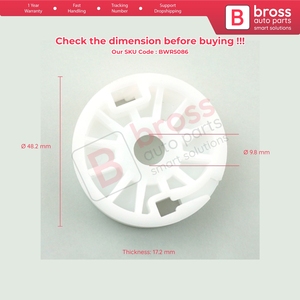 Moteur de lève-vitre électrique BWR5086, engrenage de réparation avant gauche 95382556 pour Cruze 2010-2016 - Product Image 5