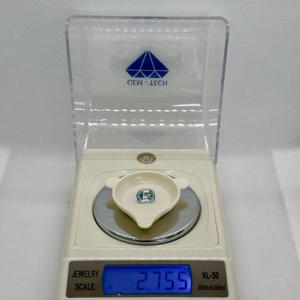 Saphir de Ceylan en vrac d'aigue-marine bleu clair naturel de qualité fine pour la fabrication de boucles d'oreilles Importation de pierres précieuses Moissanite en vrac - Product Image 1