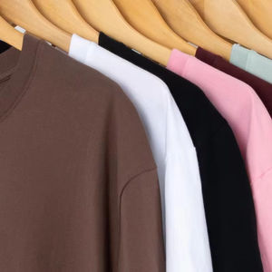 Custom Embroidered Blank Men's <b>Long</b> <b>Sleeve</b> Heavyweight Solid Color Casual <b>T</b>-<b>Shirt</b> Printing Polyester/Cotton Knitted Breathable - Product Image 4