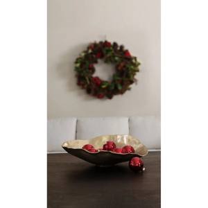 Maia moderne grand bol ovale or Champagne alliage d'aluminium centre de table plat de service décor à la maison cuisine salle à manger vaisselle - Product Image 3