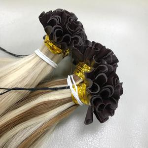 Prix de gros meilleure qualité ongles U Tip kératine extensions de cheveux de cuticule alignée perruques de cheveux humains vietnamiens - Product Image 2