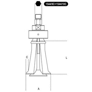 Extractores internos BETA Componentes mecánicos generales usados para combinación con artículos 1540/1542 - Product Image 3