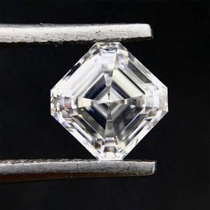 Asscher Cut Moissanite 2,0 MM-13,0 MM GRA Certificado Grabado con láser VVS Clarity Lab Creado Blanco D Color Joyas de piedras preciosas sueltas - Product Image 3