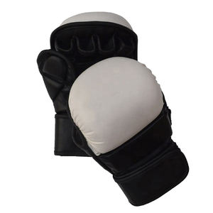 Gants de sparring MMA de haute qualité, best-seller, respirants, demi-doigts, entraînement personnalisé en cuir PU et PVC pour les salles de sport - Product Image 2