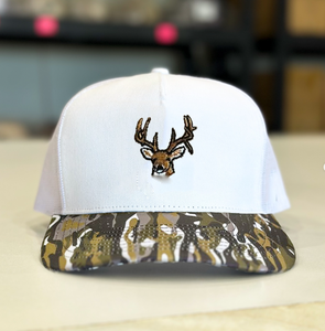 หมวกเบสบอลมีขอบโค้งลายพราง5แผงหมวกเย็บปักและพิมพ์แบบกำหนดเองผู้ผลิตในเวียดนามที่มี MOQ ต่ำ - Product Image 4