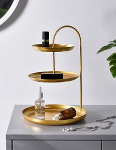 Double Layer Wood And Metal Cupcake <b>Dessert</b> Display Riser With Classic Farmhouse Style And Natural Wooden Trays - Product Image 6