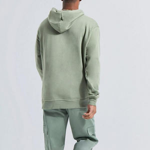 <b>Men's</b> Heavyweight Oversized <b>Hoodie</b> for Puff Print French Terry in 100% Cotton Winter Season Basic in Cheap Price - Product Image 2