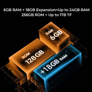 Pour téléphone robuste Oukitel G1, écran HD de 6,52 pouces, batterie de 10600 mAh, double appareil photo 48MP (24+256 Go), résistant à l'eau et aux chocs IP68, processeur Octa Core - Product Image 5