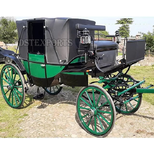 Voiture de tourisme entraînée par des chevaux de luxe de Style britannique Style de famille royale Portable pour les visites de la famille royale Australie Canada Royaume-Uni - Product Image 1