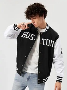 2025 moda de alta calidad para hombres patrón de letras College Base Ball chaqueta para hombres para invierno Casual para uso diario para ropa de invierno - Product Image 3