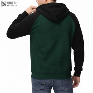 Sudadera con capucha de algodón 100% de alta calidad para hombre, ropa de calle de lana transpirable, jersey para invierno, logotipo bordado personalizado, venta al por mayor en blanco - Product Image 4