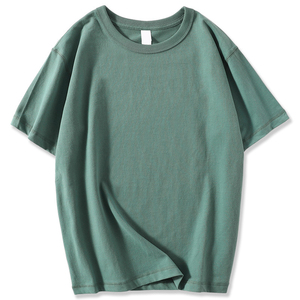 Nueva Camiseta de algodón 2025 de verano 100% para hombre, diseño personalizado, Manga corta transpirable para hombre, camisetas informales de tela tejida lisa - Product Image 5