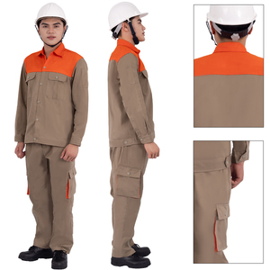 Fabricant vietnamien de vêtements de travail uniforme respirant combinaison de protection en mélange de coton - Product Image 5