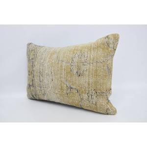 16x24 Beige Wool <b>Kantha</b> Patchwork Pillow Luxury Vintage Floral Woven <b>Throw</b> Pillow for Bedding Floor Use Rustic 18x18 Square - Product Image 4