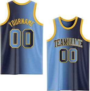 ชุดเครื่องแบบบาสเก็ตบอลพิมพ์ลายตามสั่งรุ่น2025ทันสมัยผ้าโพลีเอสเตอร์100% แบบแห้งเร็วระบายอากาศได้ดีสำหรับทีมกีฬาคลับ - Product Image 2