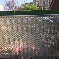 Nouvelle Façade Cinétique Extérieure Moderne, Revêtement Personnalisé en Acier Inoxydable et Aluminium, Mur Rideau Écologique à Conception Dynamique