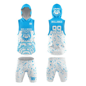 Camisetas de uniformes de fútbol 7v7 sin mangas para hombre bordadas por sublimación de poliéster 100% vintage con logotipo de equipo personalizado - Product Image 3