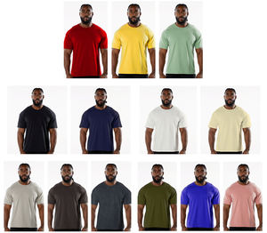 T-shirt de sport de haute qualité surdimensionné pour homme, 180 g/m², séchage rapide, respirant, 95 % coton, 5 % élasthanne, fitness - Product Image 2