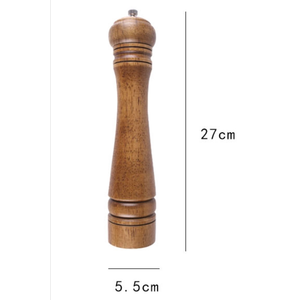 Most Selling Acacia Mango Wooden <b>Pepper</b> <b>Grinder</b> Mill 6 8 10 Inch Hand-Curve for Home Use and Salt Popular for Its Design - Product Image 5