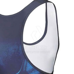 เสื้อกล้ามมวยปล้ำดีไซน์ของคุณเองฉลากส่วนตัว - Product Image 6