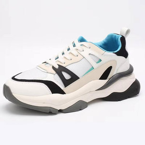 Chaussures de sport légères et respirantes à lacets pour hommes, confortables, de qualité supérieure, en cuir véritable de vachette - Product Image 1