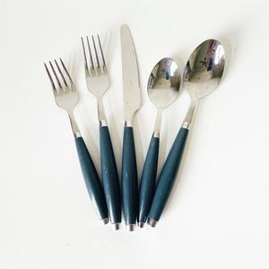 Handmade Stainless Steel <b>Flatware</b> <b>Set</b> With Elegant Multicolor Handle Perfect For Birthday Parties And Special Occasions - Product Image 4