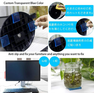 Almohadilla de Gel silenciosa Alfombrilla de insonorización Almohadilla de Gel transparente Hoja Resistente a las vibraciones Protección contra terremotos Absorción de impactos - Product Image 3