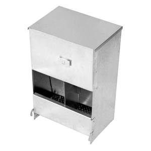 Comedero para conejos 2 Agujeros con tapa - Product Image 1