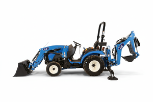 Cortadora de Césped Industrial de Calidad LS 2024, 27 Caballos de Fuerza, Motor Diésel de 4 Tiempos, Mini Tractor Cortadora con Cargador Frontal - Product Image 1