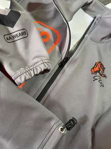 2025 último logotipo impreso bordado personalizado algodón Spandex Jersey Dip Dyed camiseta hombres manga larga Casual JIN cantidad simple - Product Image 4