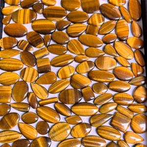 พลอยตาเสือธรรมชาติเกรด AAA อัญมณีทรงหลวมสีน้ำตาล - Product Image 1