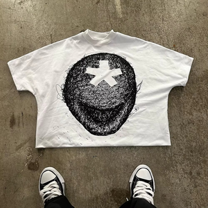 Camiseta DTG personalizada para hombre, camiseta de gran tamaño Boxy Fit 100% de algodón, camiseta Dtg hecha con hombros caídos, camiseta de bajo precio - Product Image 6