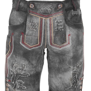 Vêtements bavarois Lederhose personnalisés pour hommes Trachten Lederhose en cuir véritable de haute qualité avec logo personnalisé - Product Image 6