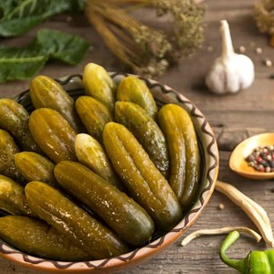 แตงกวาดองในขวดหมัก gherkins กระป๋องในน้ำเกลือผักดอง cornichon มีรสชาติที่ดีเยี่ยม - Product Image 5