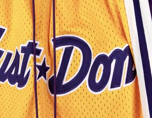 2024 nouveau gros couleur bloqué Polyester vintage panier tball et short en jersey personnalisé maille épais basket-ball Shorts pour hommes - Product Image 3