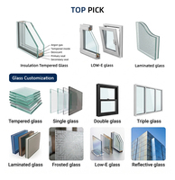 Ventana Corredera de Aluminio con Vidrio Templado y Aspecto de Madera, Impermeable, de Tamaño Personalizado, para Cafetería Residencial, Cocina de Villa, Marca Wharton