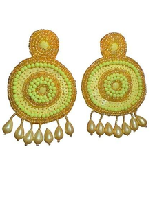 Broderie boucle d'oreille multicolore mode perles boucle d'oreille pour femmes filles utiliser pour cadeaux boucles d'oreilles Offre Spéciale produit fait main - Product Image 2